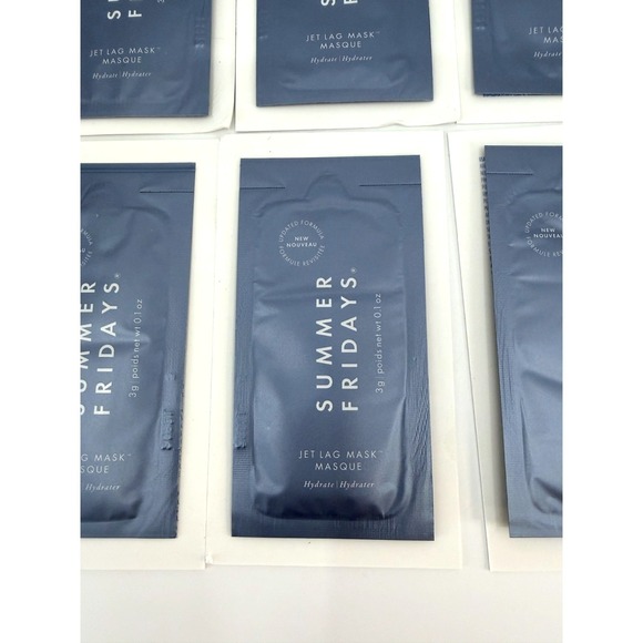 Summer Fridays Jet Lag Mask 10 Pack 3g Sachets Hydrating Face Mask Travel Size - Picture 2 of 4